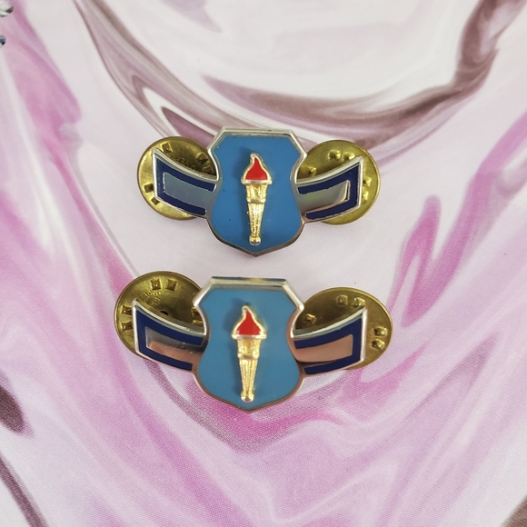 US Navy Other - Vintage US NAVY Military Torch Pins Lot of 2